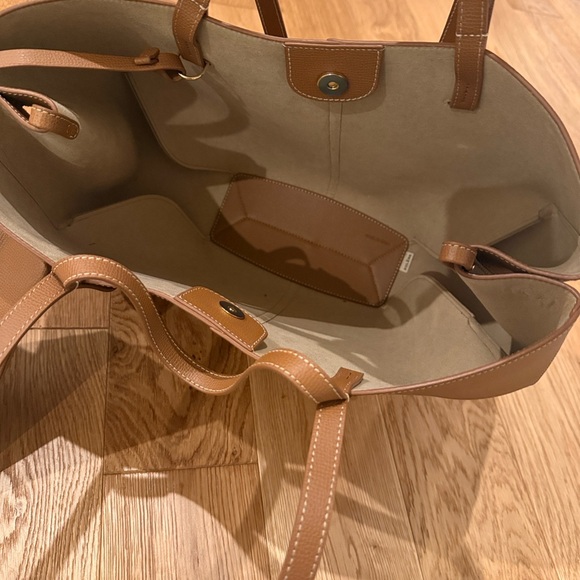 Polene Elegant Tan Tote Bag - Picture 3 of 4